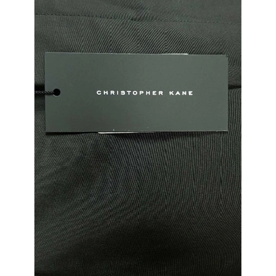 Pre-owned Christopher Kane Trousers In Black