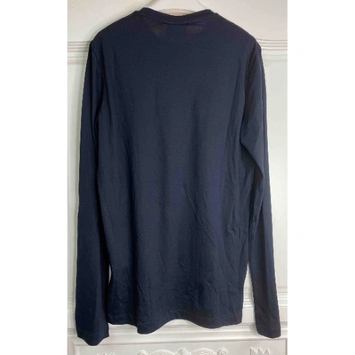 Pre-owned Emporio Armani Navy Cotton T-shirt