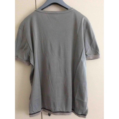 Pre-owned Prada Grey Cotton T-shirt