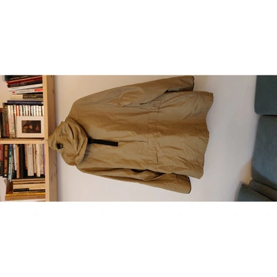 Pre-owned Canada Goose Beige Cotton Coat