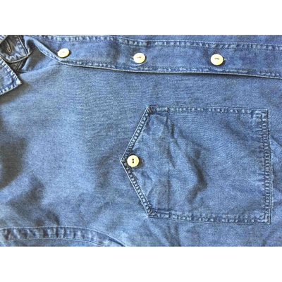 Pre-owned Slowear Blue Denim - Jeans Shirts
