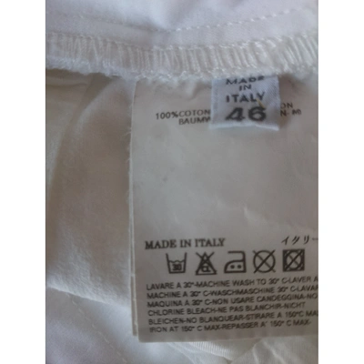 Pre-owned Mm6 Maison Margiela Trousers In White