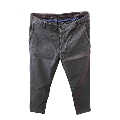 Pre-owned Etro Trousers In Grey