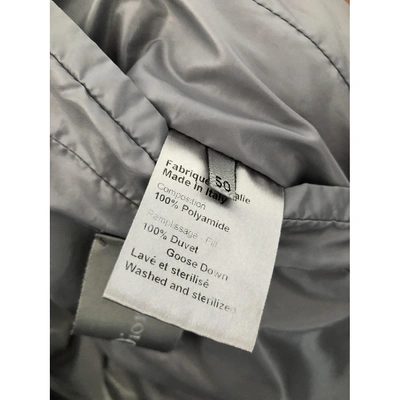 Pre-owned Dior Puffer In Grey