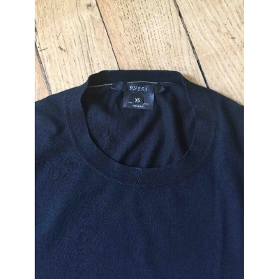 Pre-owned Gucci Pull In Black