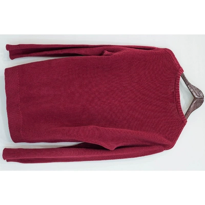 Pre-owned Knowledge Cotton Apparel Pull In Red