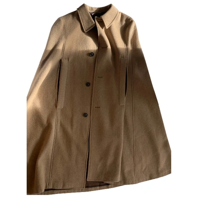 Pre-owned Canali Cashmere Coat In Camel