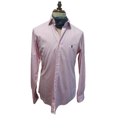 Pre-owned Polo Ralph Lauren Pink Cotton Shirts