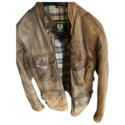 Pre-owned Belstaff Brown Leather Jacket