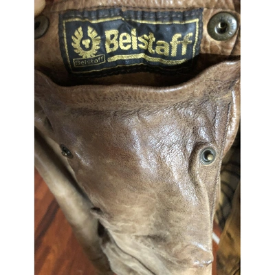 Pre-owned Belstaff Brown Leather Jacket
