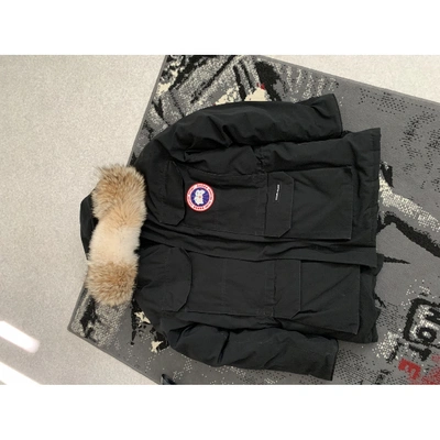 Pre-owned Canada Goose Expedition Black Coat