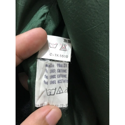 Pre-owned Herno Coat In Green