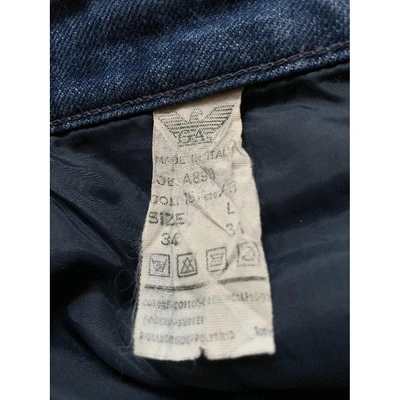 Pre-owned Giorgio Armani Blue Jeans