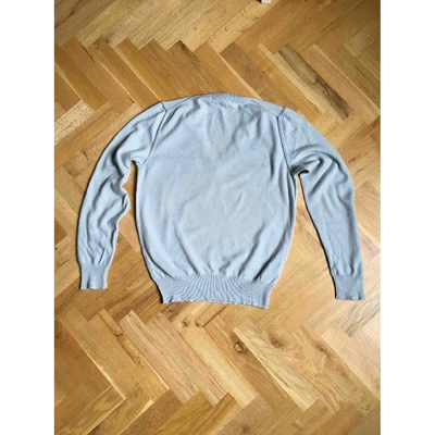 Pre-owned Dolce & Gabbana Cashmere Pull In Blue