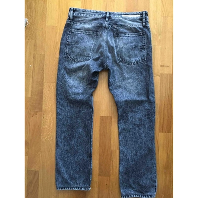 Pre-owned Mauro Grifoni Straight Jeans In Grey