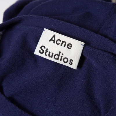 Pre-owned Acne Studios Wool Pull In Navy