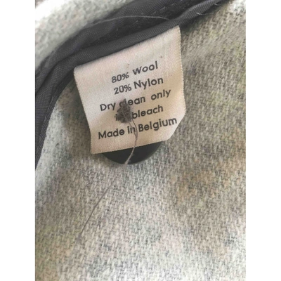 Pre-owned Dries Van Noten Grey Wool Coat