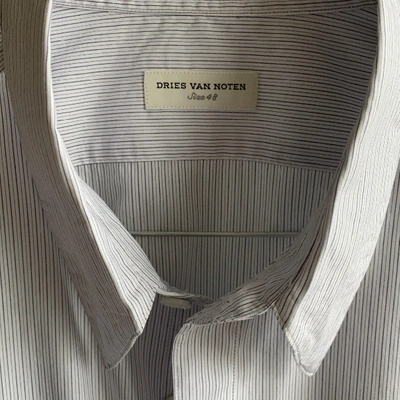 Pre-owned Dries Van Noten White Cotton Shirts