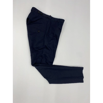 Pre-owned Damir Doma Trousers In Blue