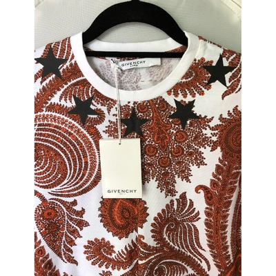 Pre-owned Givenchy Orange Cotton T-shirt