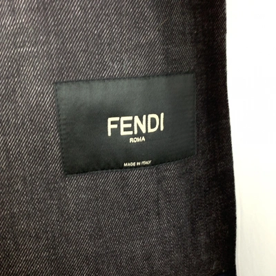 Pre-owned Fendi Navy Cotton Jacket