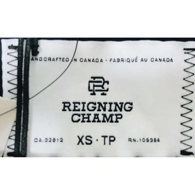 Pre-owned Reigning Champ T-shirt In Black
