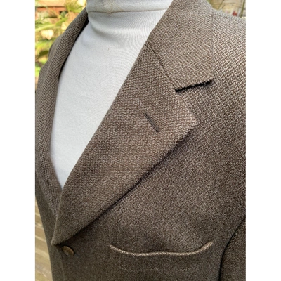 Pre-owned Courrèges Brown Wool Jacket