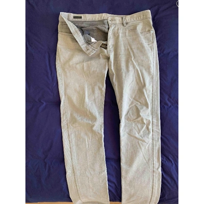 Pre-owned Z Zegna Trousers In Grey