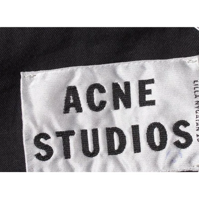 Pre-owned Acne Studios Black Cotton Jacket