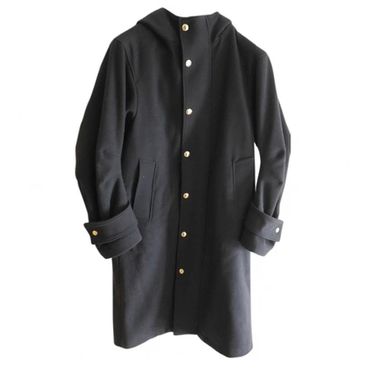 Pre-owned Thom Browne Navy Wool Coat