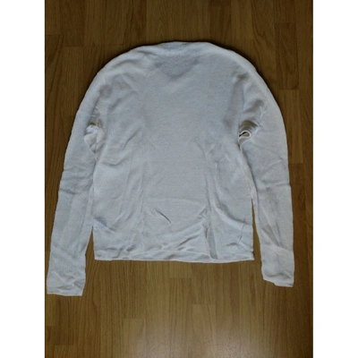 Pre-owned Polo Ralph Lauren White Cotton Knitwear & Sweatshirt