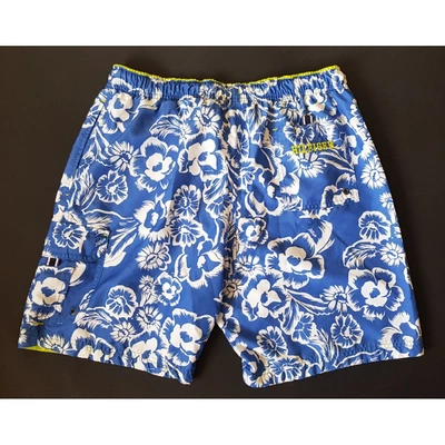 Pre-owned Tommy Hilfiger Multicolour Polyester Shorts