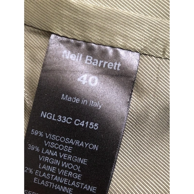 Pre-owned Neil Barrett Wool Jacket In Green