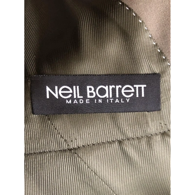 Pre-owned Neil Barrett Wool Jacket In Green
