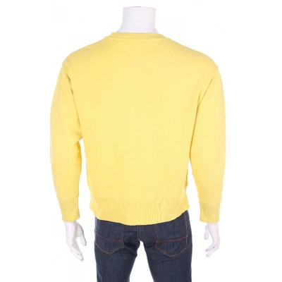 Pre-owned Tommy Jeans Yellow Cotton Knitwear & Sweatshirts