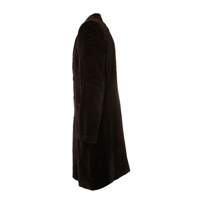 Pre-owned Dolce & Gabbana Coat In Brown