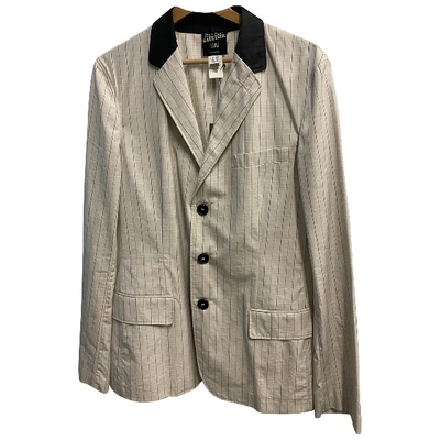 Pre-owned Jean Paul Gaultier Beige Cotton Jacket