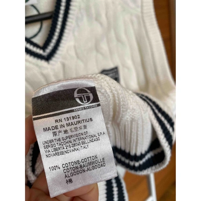 Pre-owned Sergio Tacchini White Cotton Knitwear & Sweatshirts