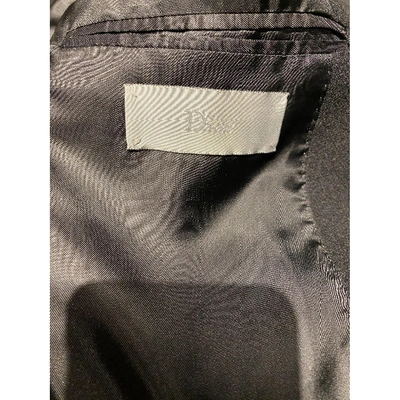 Pre-owned Dior Wool Dufflecoat In Black