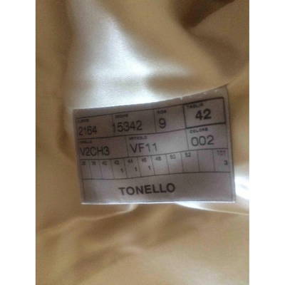 Pre-owned Tonello Beige Wool Coat