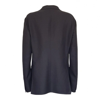 Pre-owned Giorgio Armani Wool Vest In Grey