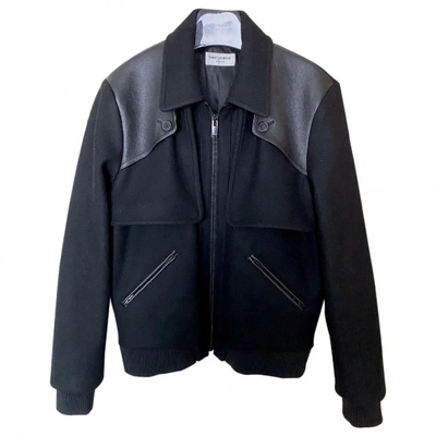 Pre-owned Saint Laurent Black Wool Jackets