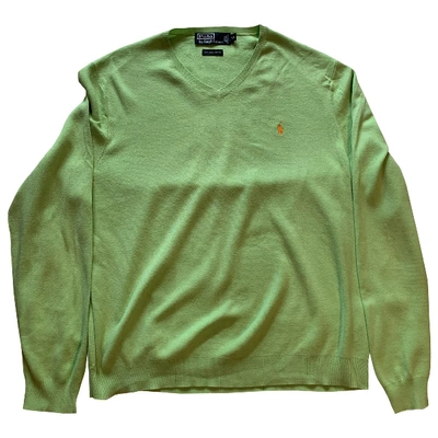 Pre-owned Polo Ralph Lauren Green Cotton Knitwear & Sweatshirts