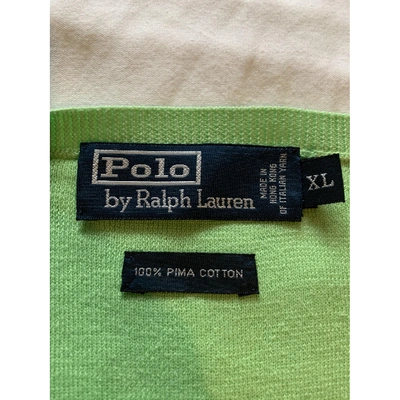 Pre-owned Polo Ralph Lauren Green Cotton Knitwear & Sweatshirts