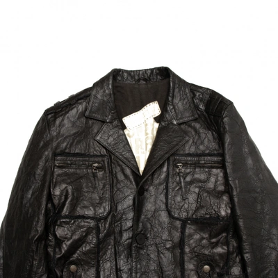 Pre-owned Fratelli Rossetti Leather Jacket In Black