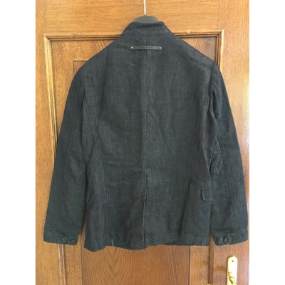 Pre-owned Armani Jeans Jacket In Blue
