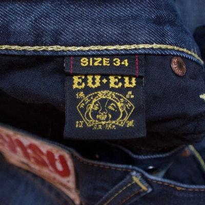 Pre-owned Evisu Blue Cotton Jeans