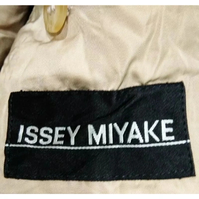 Pre-owned Issey Miyake Velvet Vest In Grey