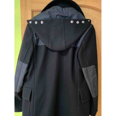 Pre-owned Burberry Black Wool Coats