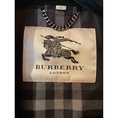 Pre-owned Burberry Black Wool Coats